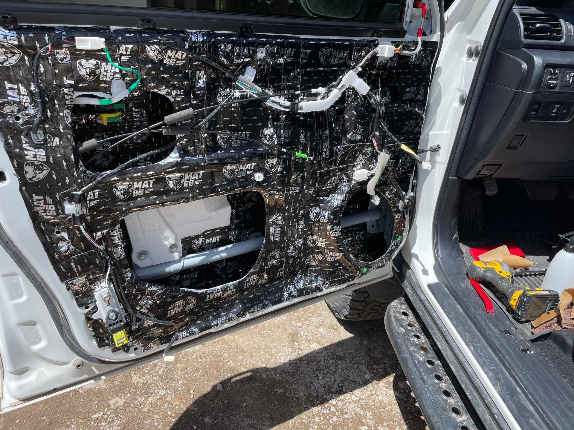 Sound Deadening service at Blackout Window Tinting Gilroy