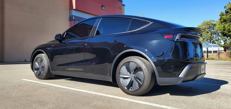 Ceramic coating inspection showing quality application