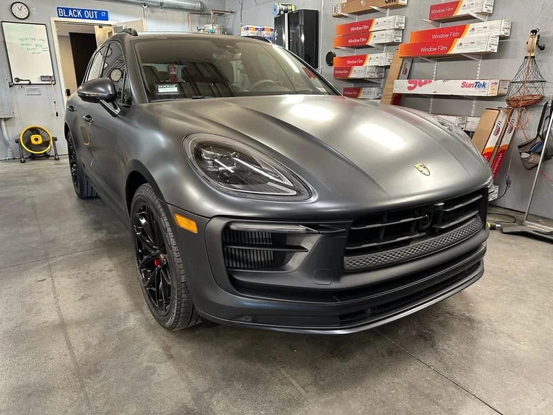 Matte finish vehicle showing proper paint care results