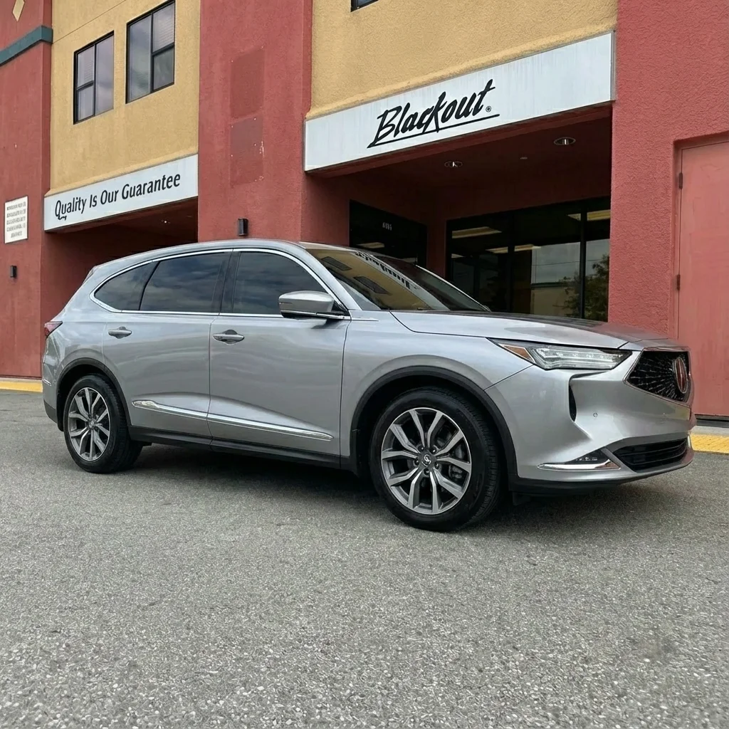 Acura MDX protection at Blackout Window Tinting