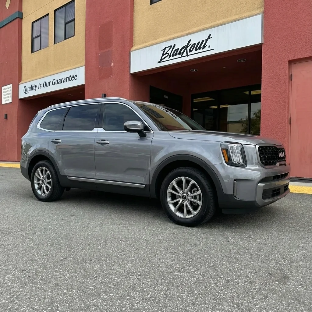 Kia Telluride protection at Blackout Window Tinting
