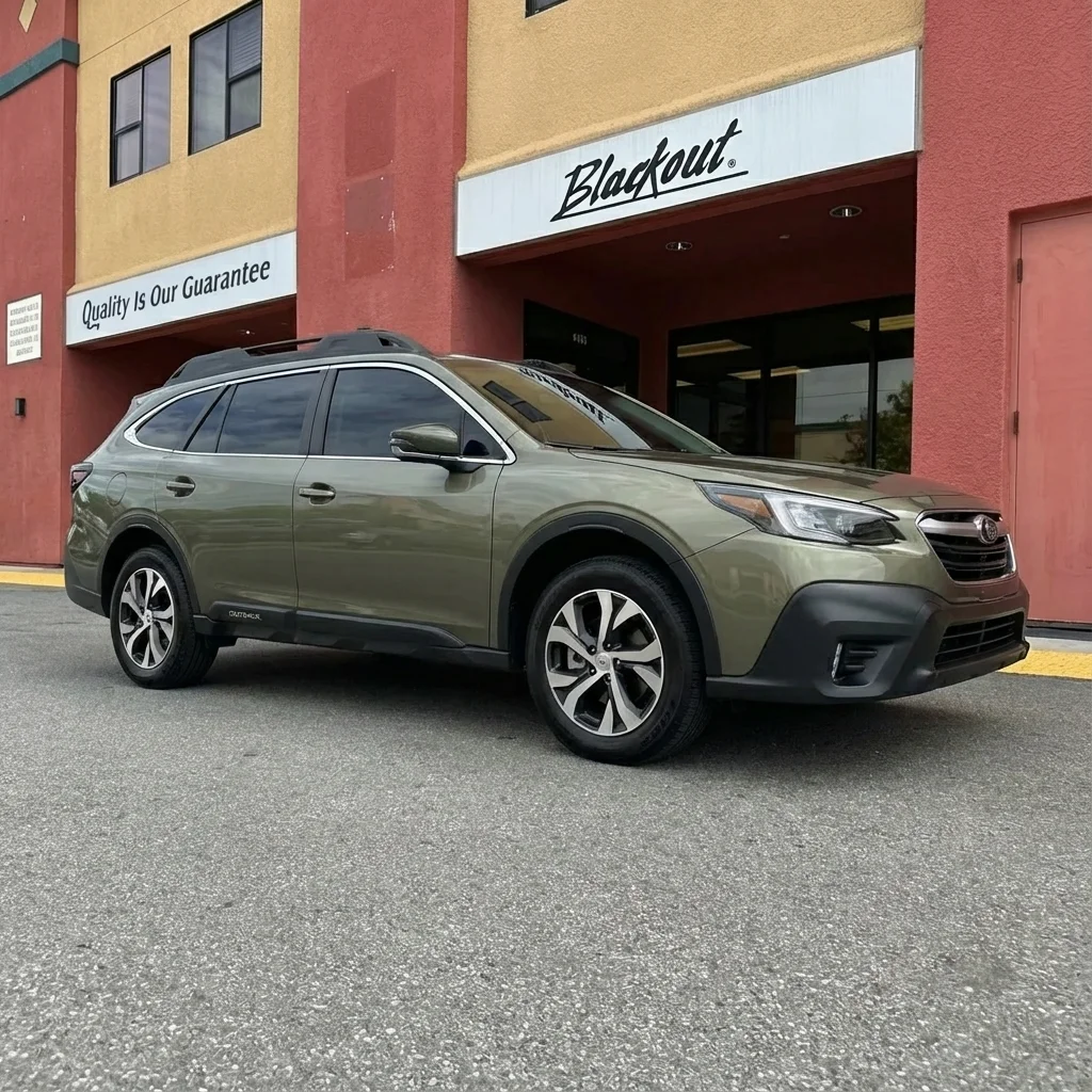 Subaru Outback protection at Blackout Window Tinting